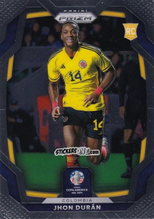 Sticker Jhon Duran - Prizm Copa America 2023-2024
 n. 53 - Panini