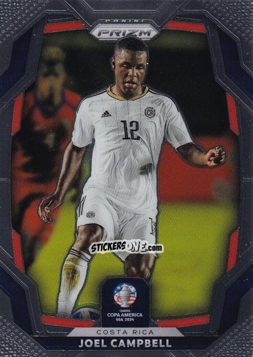 Sticker Joel Campbell - Prizm Copa America 2023-2024
 n. 180 - Panini