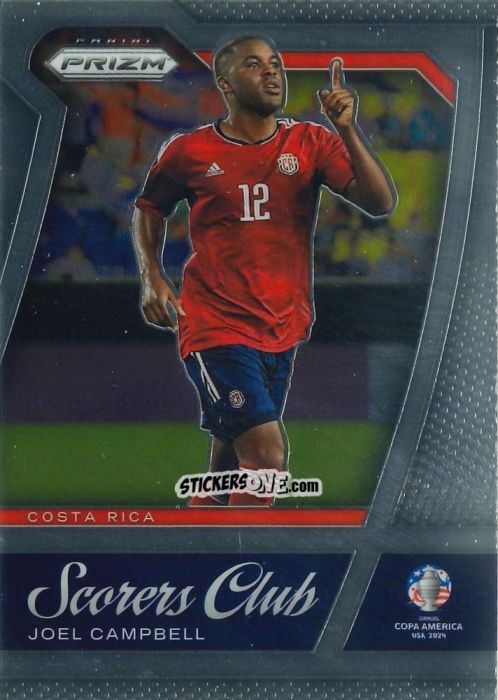 Sticker Joel Campbell - Prizm Copa America 2023-2024
 n. SC7 - Panini