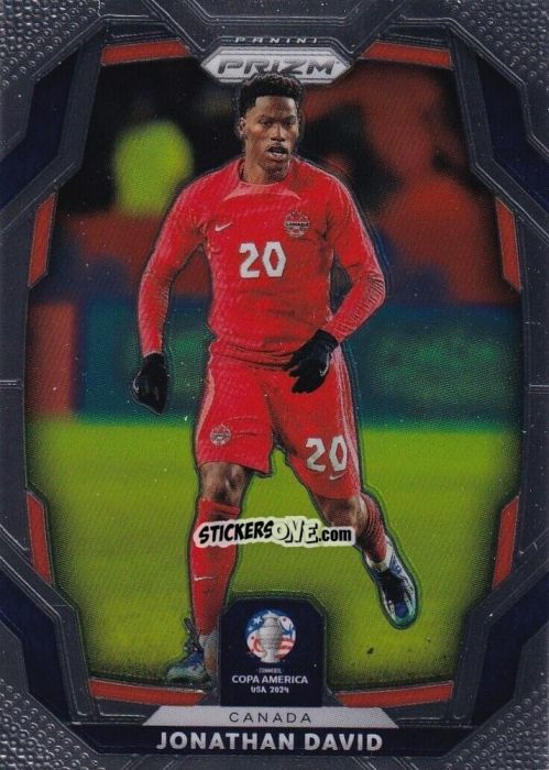 Sticker Jonathan David - Prizm Copa America 2023-2024
 n. 166 - Panini