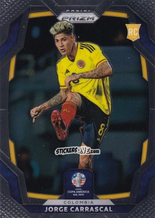 Sticker Jorge Carrascal - Prizm Copa America 2023-2024
 n. 59 - Panini