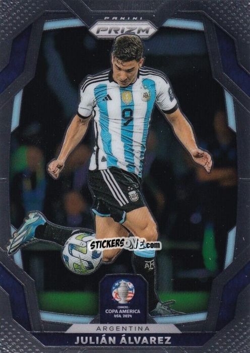 Figurina Julian Alvarez - Prizm Copa America 2023-2024
 n. 12 - Panini