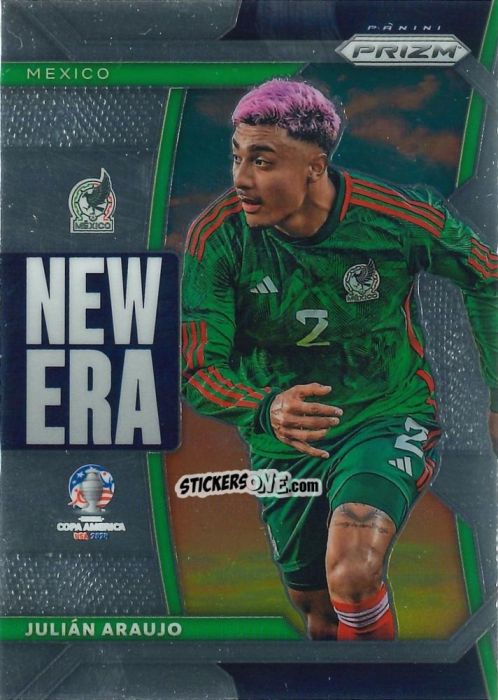 Figurina Julian Araujo - Prizm Copa America 2023-2024
 n. NE39 - Panini