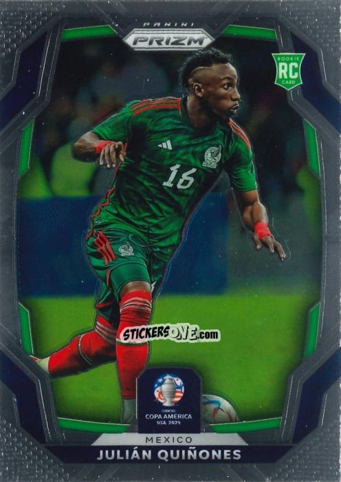 Sticker Julian Quinones - Prizm Copa America 2023-2024
 n. 140 - Panini