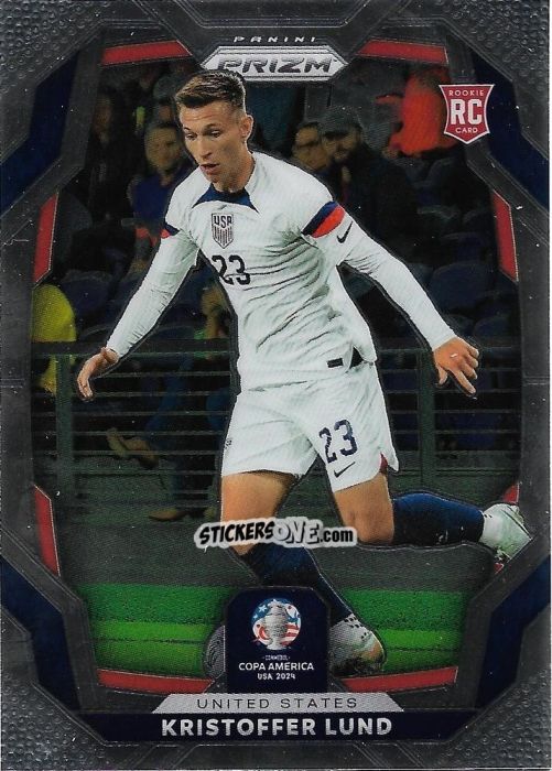 Figurina Kristoffer Lund - Prizm Copa America 2023-2024
 n. 151 - Panini