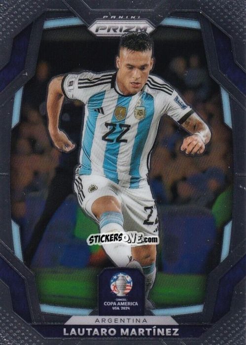 Figurina Lautaro Martinez - Prizm Copa America 2023-2024
 n. 2 - Panini