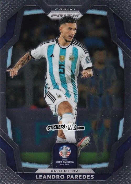Sticker Leandro Paredes - Prizm Copa America 2023-2024
 n. 11 - Panini