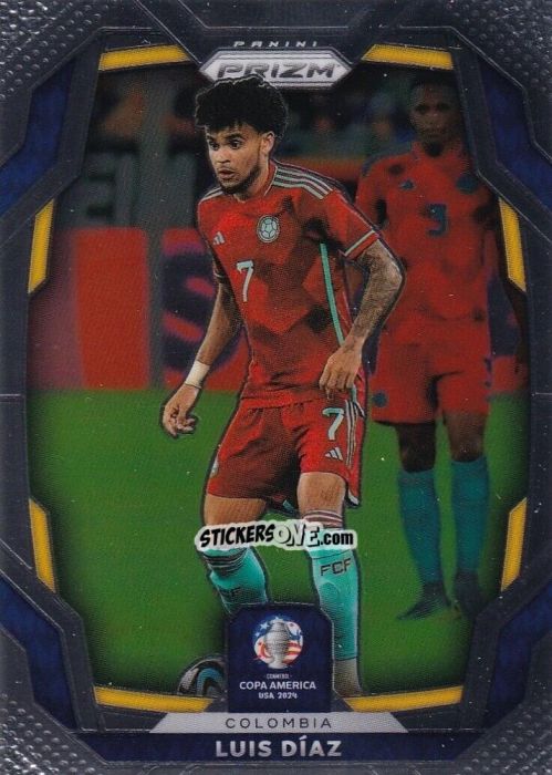 Sticker Luis Diaz - Prizm Copa America 2023-2024
 n. 51 - Panini