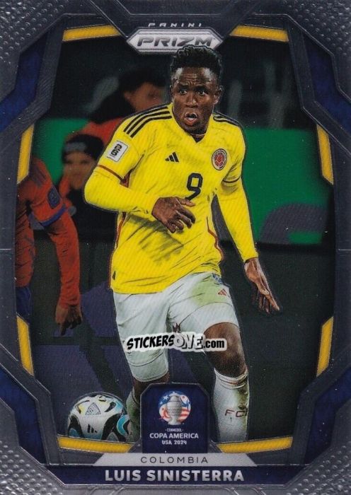Sticker Luis Sinisterra - Prizm Copa America 2023-2024
 n. 55 - Panini