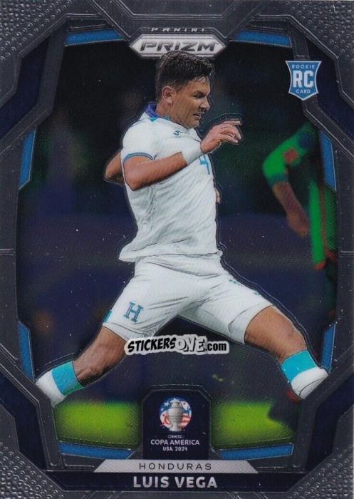 Sticker Luis Vega - Prizm Copa America 2023-2024
 n. 191 - Panini