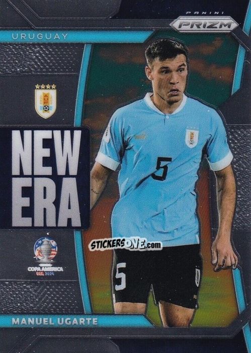 Sticker Manuel Ugarte - Prizm Copa America 2023-2024
 n. NE20 - Panini