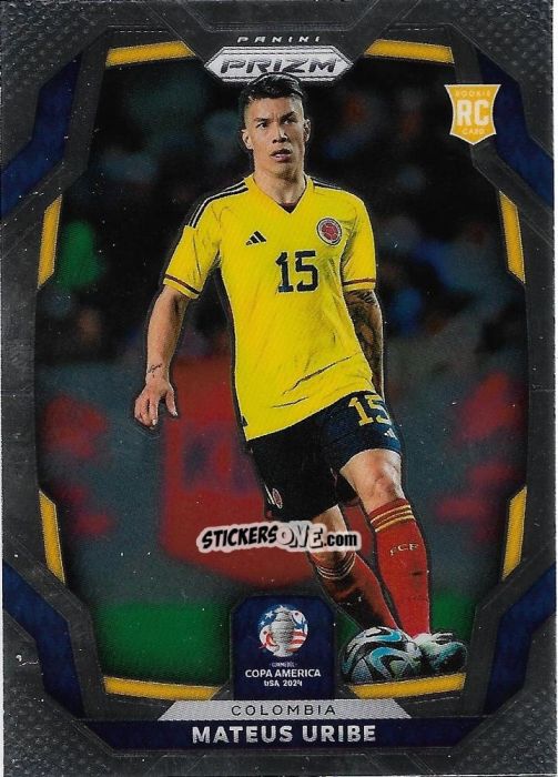 Sticker Mateus Uribe - Prizm Copa America 2023-2024
 n. 54 - Panini