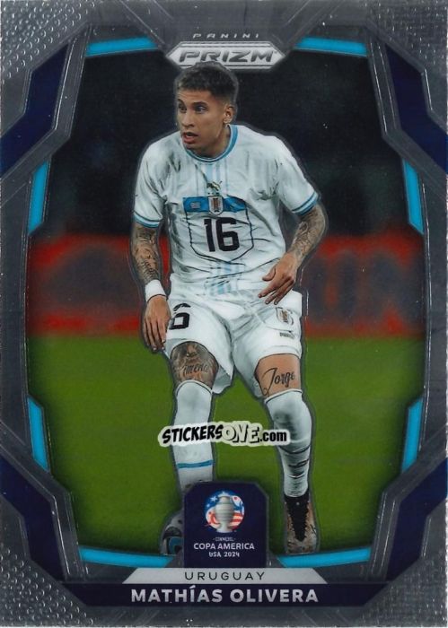 Figurina Mathias Olivera - Prizm Copa America 2023-2024
 n. 106 - Panini