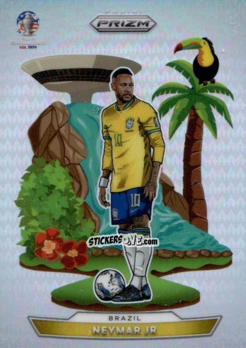 Sticker Neymar Jr - Prizm Copa America 2023-2024
 n. NL4 - Panini