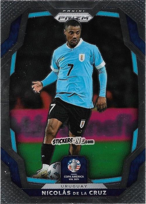 Sticker Nicolas de la Cruz - Prizm Copa America 2023-2024
 n. 96 - Panini