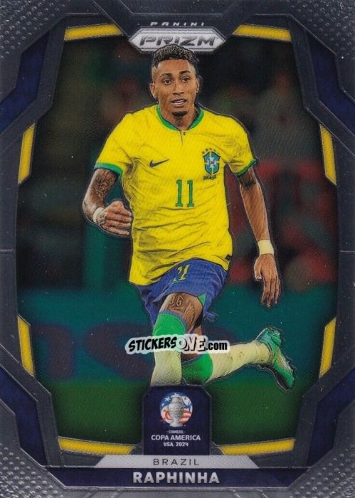 Sticker Raphinha - Prizm Copa America 2023-2024
 n. 26 - Panini