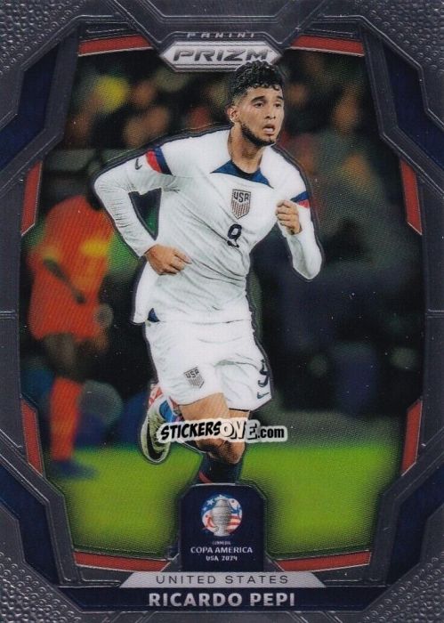 Sticker Ricardo Pepi - Prizm Copa America 2023-2024
 n. 158 - Panini