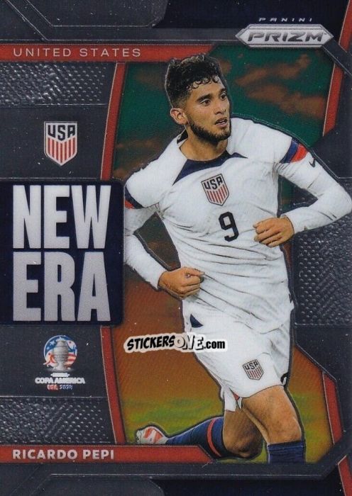 Sticker Ricardo Pepi - Prizm Copa America 2023-2024
 n. NE23 - Panini