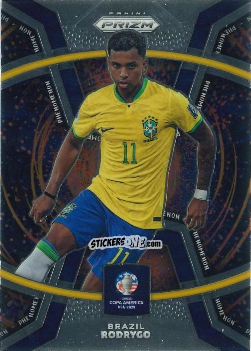 Sticker Rodrygo - Prizm Copa America 2023-2024
 n. P3 - Panini