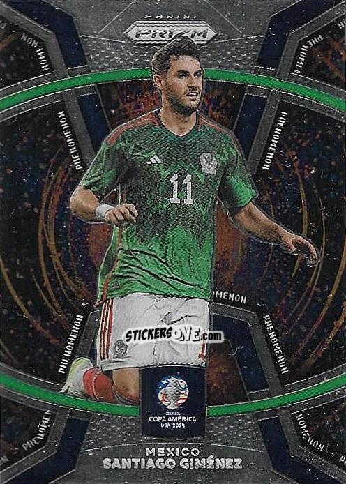 Sticker Santiago Gimenez - Prizm Copa America 2023-2024
 n. P27 - Panini