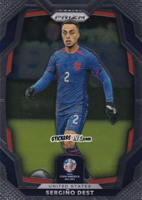 Figurina Sergino Dest - Prizm Copa America 2023-2024
 n. 161 - Panini