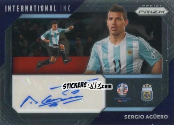 Sticker Sergio Aguero - Prizm Copa America 2023-2024
 n. II31 - Panini