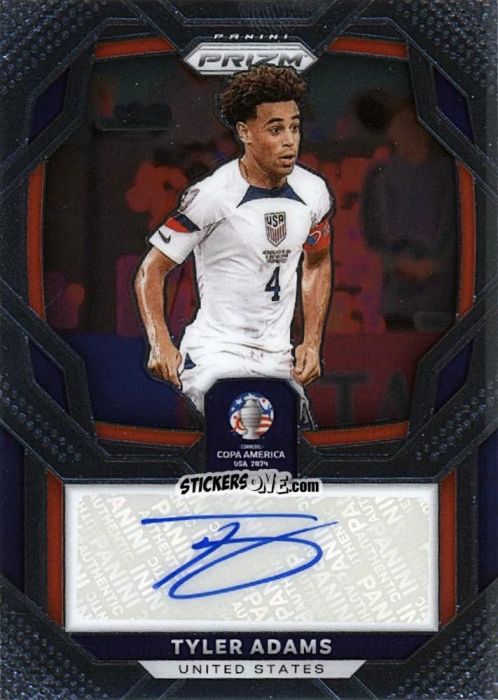 Sticker Tyler Adams - Prizm Copa America 2023-2024
 n. S11 - Panini
