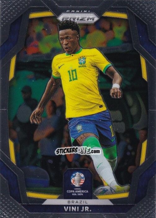 Sticker Vini Jr. - Prizm Copa America 2023-2024
 n. 34 - Panini