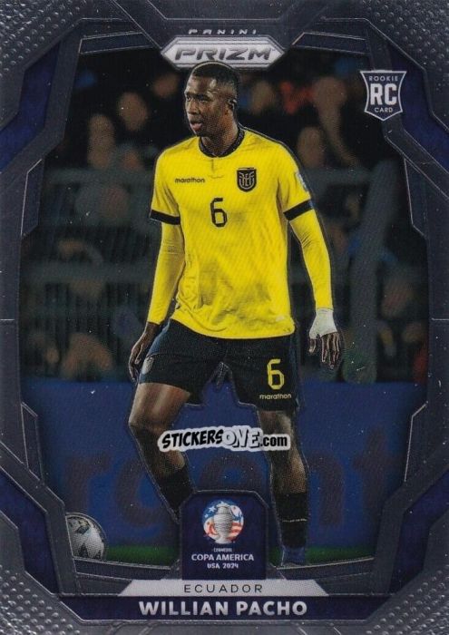 Sticker Willian Pacho - Prizm Copa America 2023-2024
 n. 68 - Panini