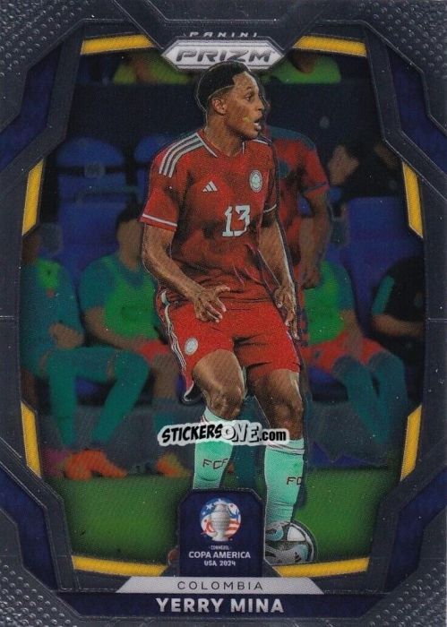 Sticker Yerry Mina - Prizm Copa America 2023-2024
 n. 57 - Panini