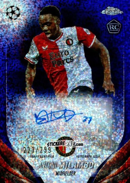 Sticker Antoni Milambo - UEFA Club Competitions Chrome 2023-2024
 n. CA-AM - Topps