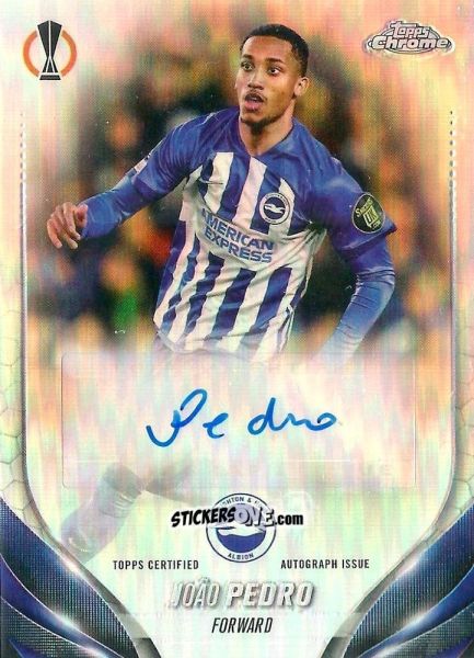 Sticker João Pedro - UEFA Club Competitions Chrome 2023-2024
 n. CA-JP - Topps