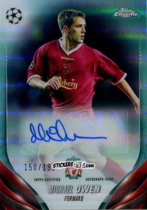 Cromo Michael Owen - UEFA Club Competitions Chrome 2023-2024
 n. CA-MO - Topps