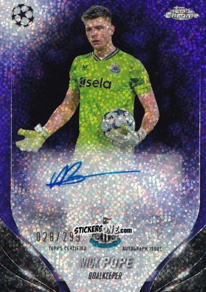 Sticker Nick Pope - UEFA Club Competitions Chrome 2023-2024
 n. CA-NP - Topps