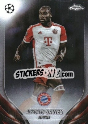 Sticker Alphonso Davies - UEFA Club Competitions Chrome 2023-2024
 n. 4 - Topps