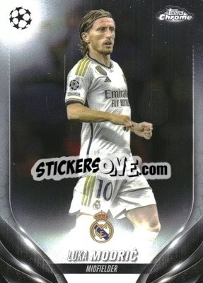 Sticker Luka Modrić - UEFA Club Competitions Chrome 2023-2024
 n. 5 - Topps
