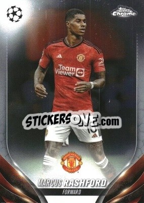 Sticker Marcus Rashford - UEFA Club Competitions Chrome 2023-2024
 n. 16 - Topps