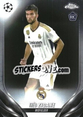 Sticker Théo Zidane - UEFA Club Competitions Chrome 2023-2024
 n. 18 - Topps