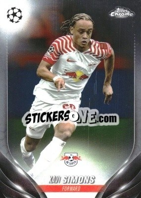 Sticker Xavi Simons - UEFA Club Competitions Chrome 2023-2024
 n. 24 - Topps