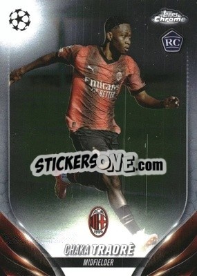 Sticker Chaka Traorè - UEFA Club Competitions Chrome 2023-2024
 n. 25 - Topps