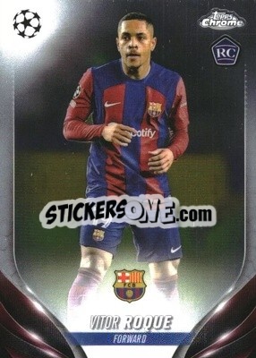 Sticker Vitor Roque - UEFA Club Competitions Chrome 2023-2024
 n. 28 - Topps