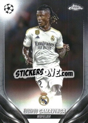Sticker Eduardo Camavinga - UEFA Club Competitions Chrome 2023-2024
 n. 36 - Topps