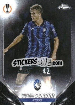 Sticker Giorgio Scalvini - UEFA Club Competitions Chrome 2023-2024
 n. 37 - Topps
