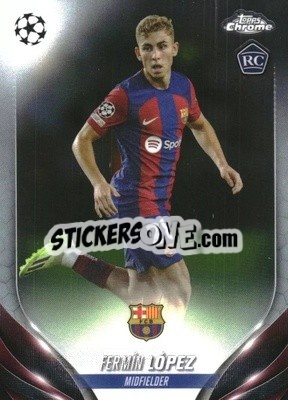 Sticker Fermín López - UEFA Club Competitions Chrome 2023-2024
 n. 38 - Topps