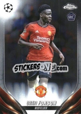 Sticker Omari Forson - UEFA Club Competitions Chrome 2023-2024
 n. 42 - Topps