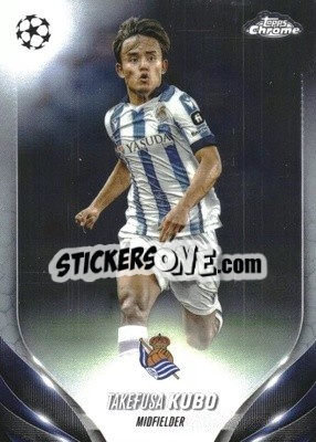 Sticker Takefusa Kubo - UEFA Club Competitions Chrome 2023-2024
 n. 45 - Topps