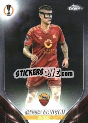 Sticker Gianluca Mancini - UEFA Club Competitions Chrome 2023-2024
 n. 47 - Topps