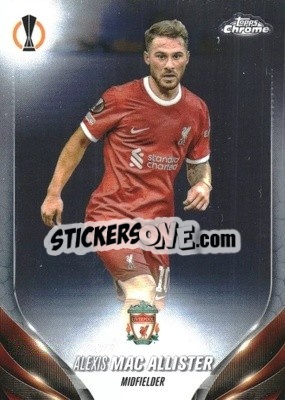 Sticker Alexis Mac Allister - UEFA Club Competitions Chrome 2023-2024
 n. 48 - Topps