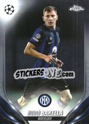 Sticker Nicolò Barella - UEFA Club Competitions Chrome 2023-2024
 n. 51 - Topps