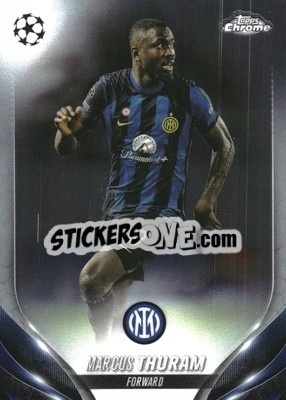 Sticker Marcus Thuram - UEFA Club Competitions Chrome 2023-2024
 n. 52 - Topps